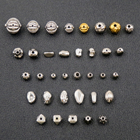 Offre Spéciale – Perles entretoises multi-formes en acier inoxydable plaqué or pour la confection de bracelets et colliers DIY