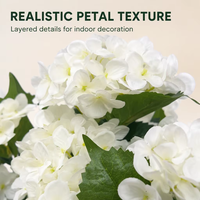 Bunga Hydrangea Buatan Simulasi Tinggi 70cm Tanaman Bonsai Bunga Artifisial untuk Dekorasi Interior Hotel Restoran