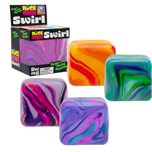 Juguetes Antiestrés con Diseño de Mármol, Cubo de Material PU de 14 cm, Juguetes Sensoriales para Aliviar la Ansiedad en Jóvenes - Product Image 1