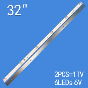Bande de rétroéclairage de télévision LED pour 32 pouces, 320E9 2X6 LE-8822A M32D-1 <span class=keywords><strong>LE32</strong></span> M3217D SJ.HL.D3200601-2835BS-F - Product Image 6
