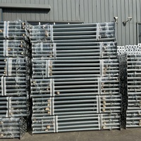 Étai de coffrage réglable en aluminium Multiprop, poteau de soutènement peint en acier