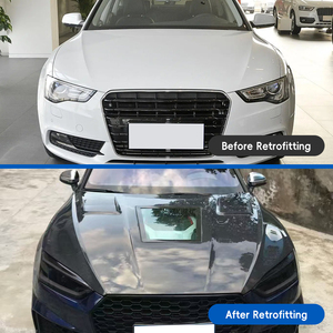 Capó de motor de fibra de carbono negro 2016-2024, nuevo, ajuste universal, capó de fibra de carbono para Audi A5 - Product Image 2