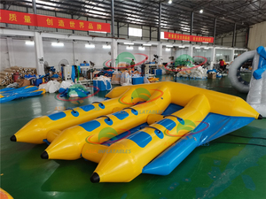 Poisson volant gonflable pour 6 personnes, jeu de sport aquatique, tube tractable, nouvelle collection - Product Image 2