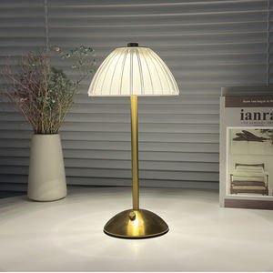 <span class=keywords><strong>Lampe</strong></span> <span class=keywords><strong>de</strong></span> table moderne nordique à LED avec commande tactile sans fil rechargeable par batterie à intensité variable et température <span class=keywords><strong>de</strong></span> couleur réglable Restaurant Hôtel - Product Image 1