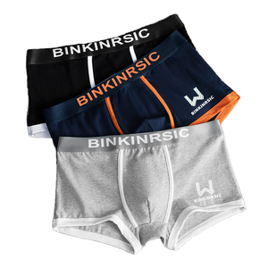 3PCS Venta caliente <span class=keywords><strong>Set</strong></span> Ropa interior para hombres Calzoncillos al por mayor a precio de venta de fuego Calzoncillos calzoncillos - Product Image 3