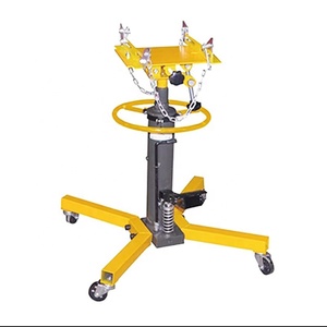 Martinetto Idraulico Elettrico Telescopico per Carichi Pesanti da 0,6 Tonnellate con Staffa Ruota Girevole, Costruzione <span class=keywords><strong>in</strong></span> Acciaio, Altezza Massima 175 cm - Product Image 5