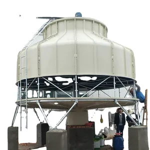 Water Cooling Tower 400T FRP Round Counter Flow Water Cooling Tower For Water Cooling