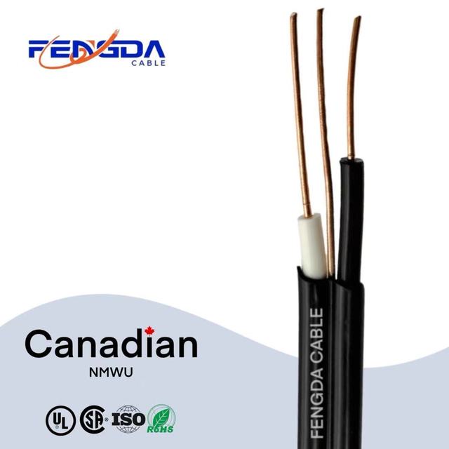 Fengda Electrical Cable NMWU COPPER CONDUCTOR Nonmetallic Sheathed Cable 300V CSA XLPE Insulation & PVC Insulation PVC Sheath
