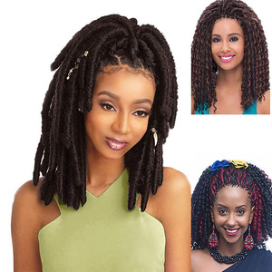 Soft Faux Locs Crochet Hair Soft Locs Hair Twist Braiding Crochet Hair Thick African <strong>Dreadlocks</strong> for Girls <strong>Synthetic</strong> Fiber - Product Image 6