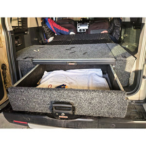 VRD4X4 FJ <b>Drawer</b> System 4x4 DIY 4WD Single Big Storage <b>Drawer</b> Manual <b>Lockable</b> Roller Top Floor Rear Car Interior Accessory - Product Image 4