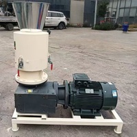 Granulateur de pellets de bois CE pour coques de riz, pailles, biomasse, sciure de bois, avec moteur à roulement et engrenage, pour le chauffage agricole et domestique