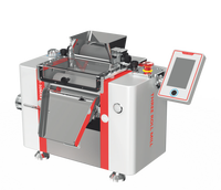 Broyeur à trois rouleaux en céramique de précision, régulation de vitesse progressive, déverrouillage par empreinte digitale, broyage nano pour laboratoire TRM-50EP
