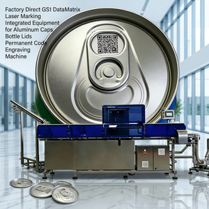 Machine de marquage laser GS1 à prix d'usine, équipement intégré pour le marquage de capuchons en aluminium et le code DataMatrix Chestny ZNAK - Product Image 2