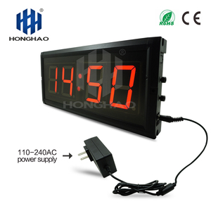 Hangzhou Honghao Popular pantalla grande 4 dígitos 3 pulgadas montado en la pared <span class=keywords><strong>Led</strong></span> Digital gimnasio reloj temporizador - Product Image 3