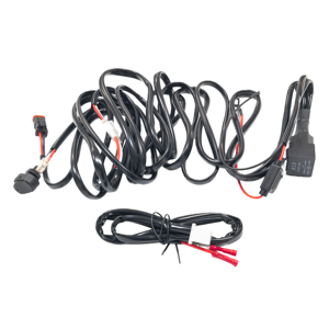 Автомобильный усиленный одноканальный <span class=keywords><strong>2</strong></span>-контактный жгут проводов для бездорожья с разъемом Deutsch черного цвета и реле 12В 40А - Product Image 2