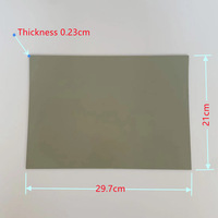 Feuille de caoutchouc polymère fine pour tampon Trodat sur mesure, gravure laser, avec absorbeur d'encre, vente en gros de feuilles de caoutchouc