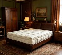 Matelas en mousse haute densité pour hôtel, compressés, tailles King, Queen, Full, Twin, enroulables, en latex, gel et mousse à mémoire de forme