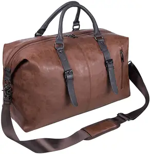 Негабаритных Weekender сумку водонепроницаемый сумка для переноски на сумка кожаные сумки для путешествий, женские вещевой мешок