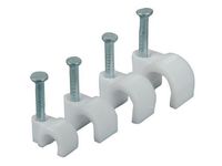 Anhui Manufacturer's Wall Cable Clip Fasteners 66 Plastic SR Nylon 10000 Flat Cable Clips 100pcs Per Nylon Bag China