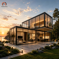 Maisonnette Modulaire Préfabriquée de Luxe Autonome à Énergie Solaire EPS, 3 Chambres, Cabane Mobile pour Projets Hôteliers Airbnb