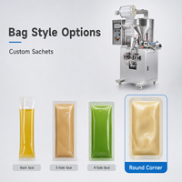 Machine d'emballage verticale de sachets pour le marché brésilien de détergents liquides