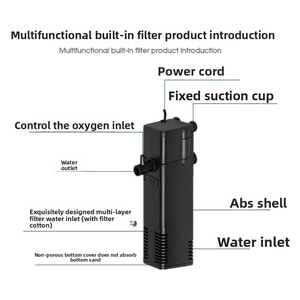 Filtro Sommergibile a Basso Consumo <span class=keywords><strong>d</strong></span>'<span class=keywords><strong>Acqua</strong></span> per Piccoli Acquari e <span class=keywords><strong>Tartarughe</strong></span>, Autopulente con Ossigenazione e Circolazione Automatica - Product Image 3