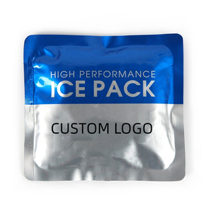 Paquete de hielo de alto rendimiento Paquete de hielo de aluminio personalizado Bolsa de boquilla de aluminio Paquete enfriador Agua para bebidas frías Contenedor DE BOLSA DE BEBIDAS