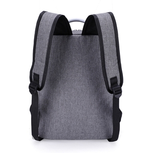Nueva Casual Simple estudiante <span class=keywords><strong>de</strong></span> la Universidad <span class=keywords><strong>de</strong></span> la escuela mochila impermeable ligero computadora portátil mochila - Product Image 5