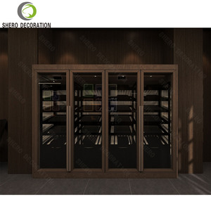 Humidor para Puros y Vinos, Madera de Cedro Español, Roble y Haya, con Sistema de Refrigeración, Mueble Vitrina para Exhibición - Product Image 4