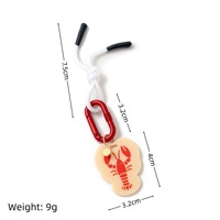 Offre Spéciale – Porte-clés Métallique Personnalisable Thème Plage Estivale, Pendentif Acrylique, Mousqueton Coloré, Corde Tressée, Breloques de Sac Tendance