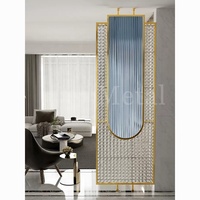 ANY2102 Foshan Supply cloison d'écran de luxe haut de gamme en acier inoxydable pour la décoration intérieure