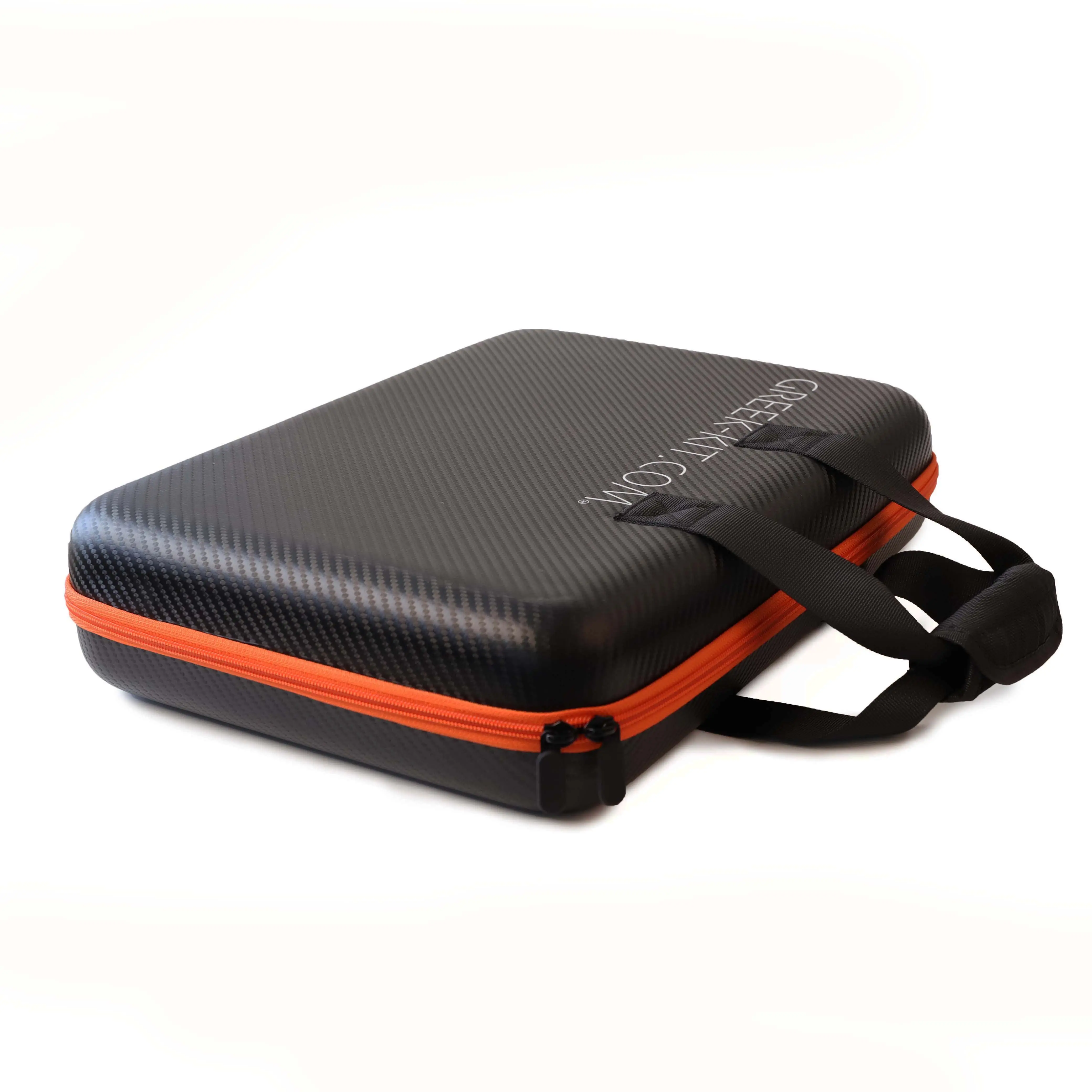 Maleta de laptop de couro masculina, maleta de tecido impermeável personalizada dupla para laptop