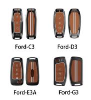 Magicocase Ford – Étui de clé de voiture intelligent d'origine en alliage de zinc et silicone, porte-clés 7 couleurs, style professionnel, housses de clé de voiture pour