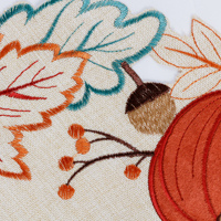 OWENIE – napperon rond antidérapant en forme de citrouille pour le festival d'automne