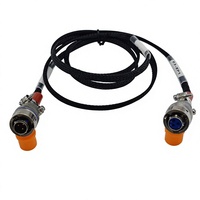 Connecteur circulaire MIL-DTL-5015 MS3106 MS3108 à verrouillage baïonnette en aluminium IP67 robuste 3-19 broches pour l'aérospatiale et l'aviation