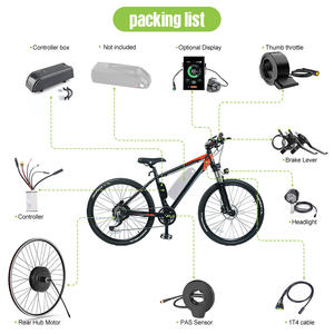 Kit <span class=keywords><strong>de</strong></span> Conversión para Ebike Bafang G020 48V 500W con Motor <span class=keywords><strong>de</strong></span> Buje Trasero <span class=keywords><strong>de</strong></span> 26" 27.5" 28" 29" 700C, Acelerador <span class=keywords><strong>de</strong></span> Pulgar y Pantalla LCD, Disponible en la UE y el Reino Unido - Product Image 1