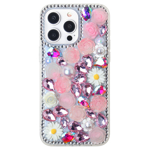 Kingsoul Sang Trọng Lấp Lánh Đầy Đủ Kim Cương Vỏ Điện Thoại Tự Làm Cá Nhân Bìa Cho Phụ Nữ Tương Thích Cho Iphone 16/16pro/16pro Max - Product Image 2