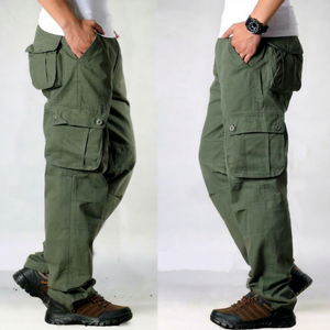 Pantalones Cargo Formales Antiestáticos para Hombre, Precio Económico al por Mayor, Cintura Elástica, Cintura Media, Frente Plisado, Tejido de Punto, Secado Rápido - Product Image 1