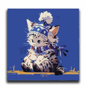 Pittura a olio digitale di nicchia avanzata di pittura a olio etnica simpatica - Product Image 4