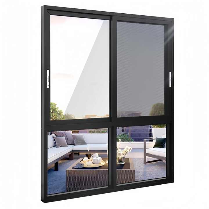Customized High Quality Contemporary Safety Sound Wind Heat air Proof Aluminum and Glass Windows Sliding Window for Sale