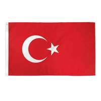 Drapeau personnalisé en polyester imprimé numériquement, durable, sportif, rectangulaire, taille 3x5, avec mât en aluminium, drapeau magnifique