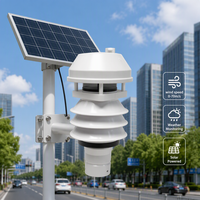Station météo ultrasonique professionnelle 10-en-1 ASA sans pièces mobiles, capteur de précipitations radar, capteur de vitesse du vent, PM2.5, RS485, LoRaWAN, 4G
