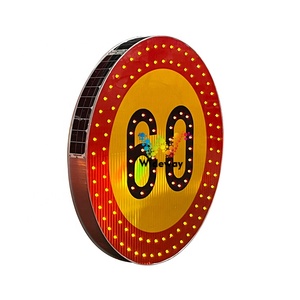 An toàn đường bộ dẫn đường dấu hiệu an toàn cảnh báo năng lượng mặt trời dẫn dấu hiệu giao thông - Product Image 6