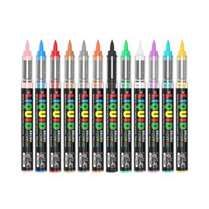 ชุดปากกามาร์คเกอร์สีอะคริลิคชนิดน้ำ ปลายกลม สำหรับเขียนบนหิน แก้ว ถ้วย - Product Image 1