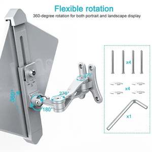 <span class=keywords><strong>Support</strong></span> <span class=keywords><strong>mural</strong></span> pour <span class=keywords><strong>tablette</strong></span> <span class=keywords><strong>antivol</strong></span> <span class=keywords><strong>Support</strong></span> <span class=keywords><strong>mural</strong></span> pour <span class=keywords><strong>tablette</strong></span> articulé robuste avec serrure de sécurité et clé Plus Tablettes 7-11" - Product Image 6