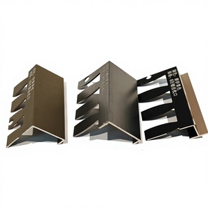 Bandes de transition / profilés <span class=keywords><strong>en</strong></span> T modernes <span class=keywords><strong>en</strong></span> alliage d'aluminium pour revêtements de sol, corniche intérieure résistante à l'humidité, pour villas et hôtels, durables - Product Image 4