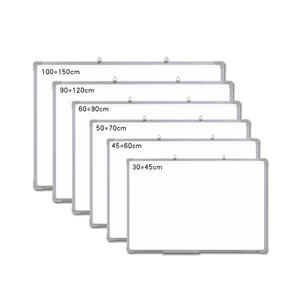 Tableau blanc magnétique mural effaçable avec cadre en aluminium pour la maison ou le bureau - Product Image 1