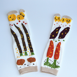 SHANXIN femmes deux bout jacquard drôle épais <span class=keywords><strong>chaud</strong></span> femmes chaussettes en coton - Product Image 2