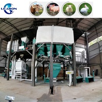 LEABON Offre Spéciale Machine à Granulés d'Herbe à Matrice Annulaire, Production 1000-5000kg/h, 380V, Surveillance à Distance pour Alimentation Bovins, Ovins et Volailles