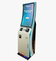 FUNOVA ATM10 Lecteur de codes QR/RFID 2025 – Kiosque d'inscription en libre-service pour cartes de membre et distributeur de billets pour salles d'arcade